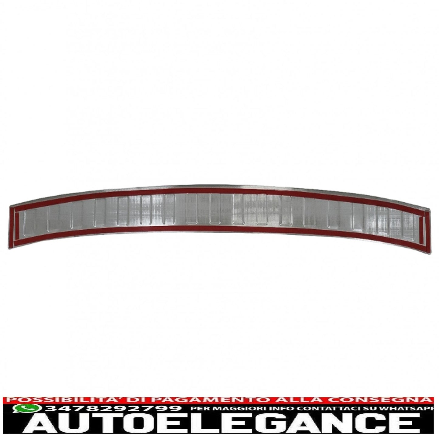 Rear bumper protector door sill step cover aluminum suitable for vw golf 8 sw variant (2020 onwards)