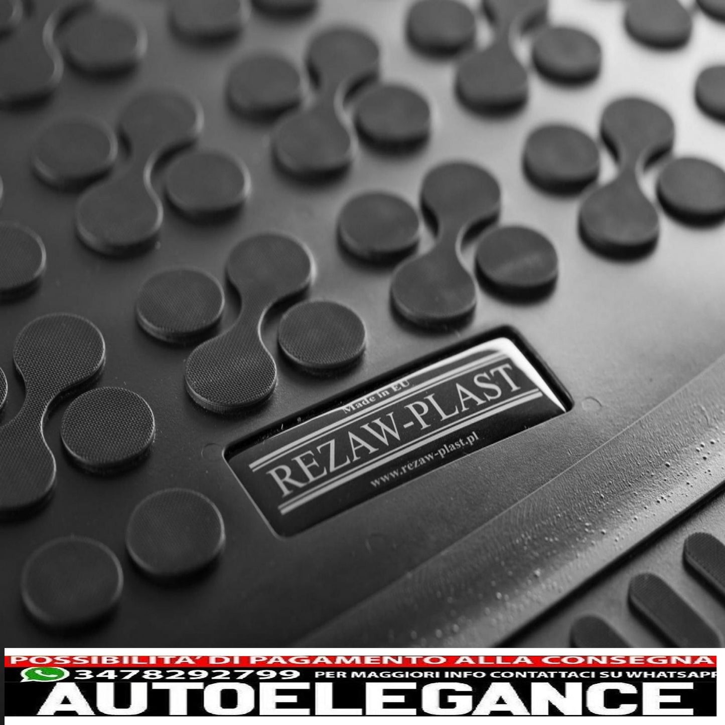 Tappetino per bagagliaio nero adatto per kia ceed iii cd hatchback (2018-) nero