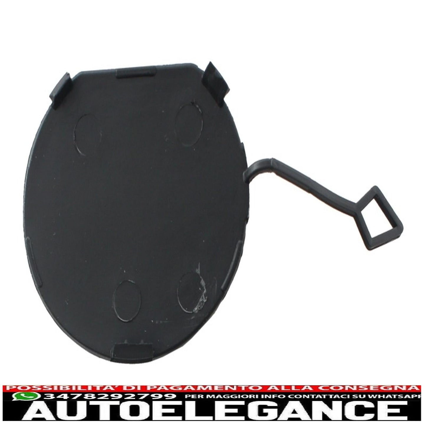 Copri gancio traino paraurti posteriore adatto per bmw serie 3 e90 (2004-2011) design m3 AUTOELEGANCERICAMBI