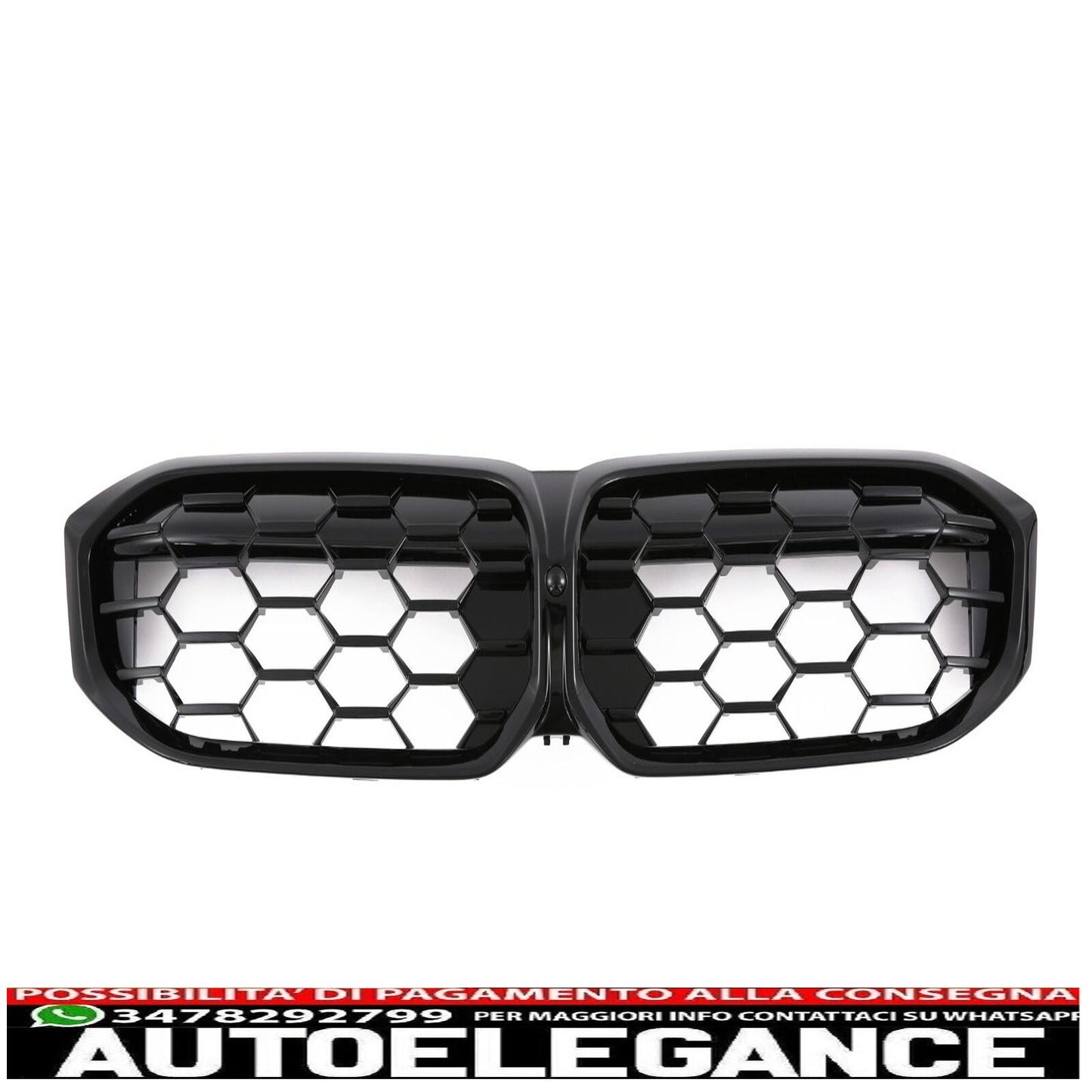 Per BMW Serie 3 G20 G21 LCI dal 07/2022 griglia del radiatore nero lucido