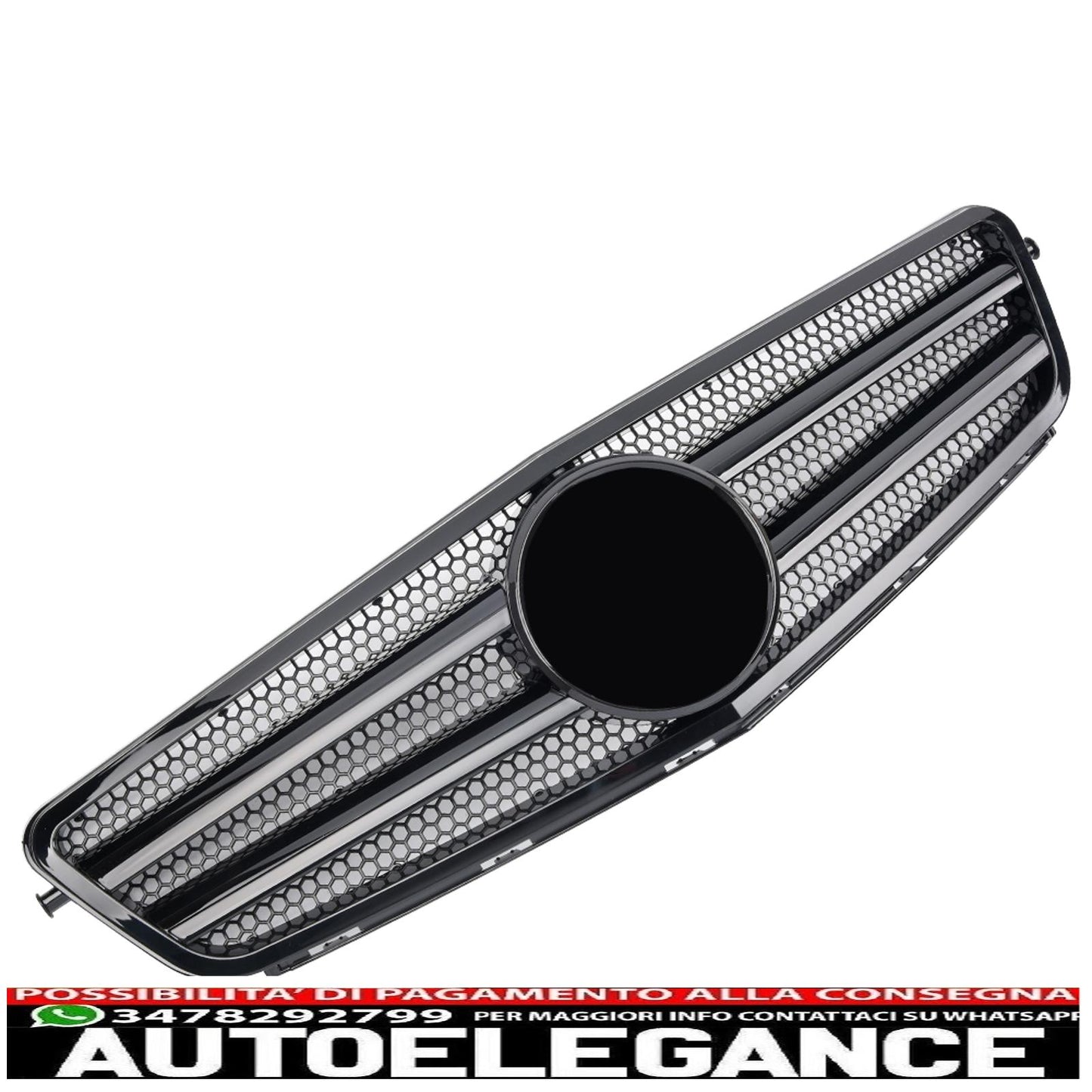 sports grill radiator grill suitable for mercedes w204 s204 glossy black - shows original titleoriginal textgrill sport kühlergrill passt für mercedes w204 s204 glanz schwarz