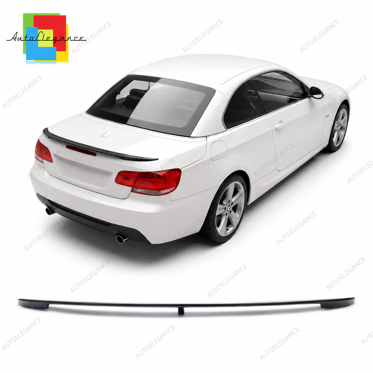 👉Spoiler Posteriore Carbon Look adatto per BMW serie 3 E93 2006-2013👈