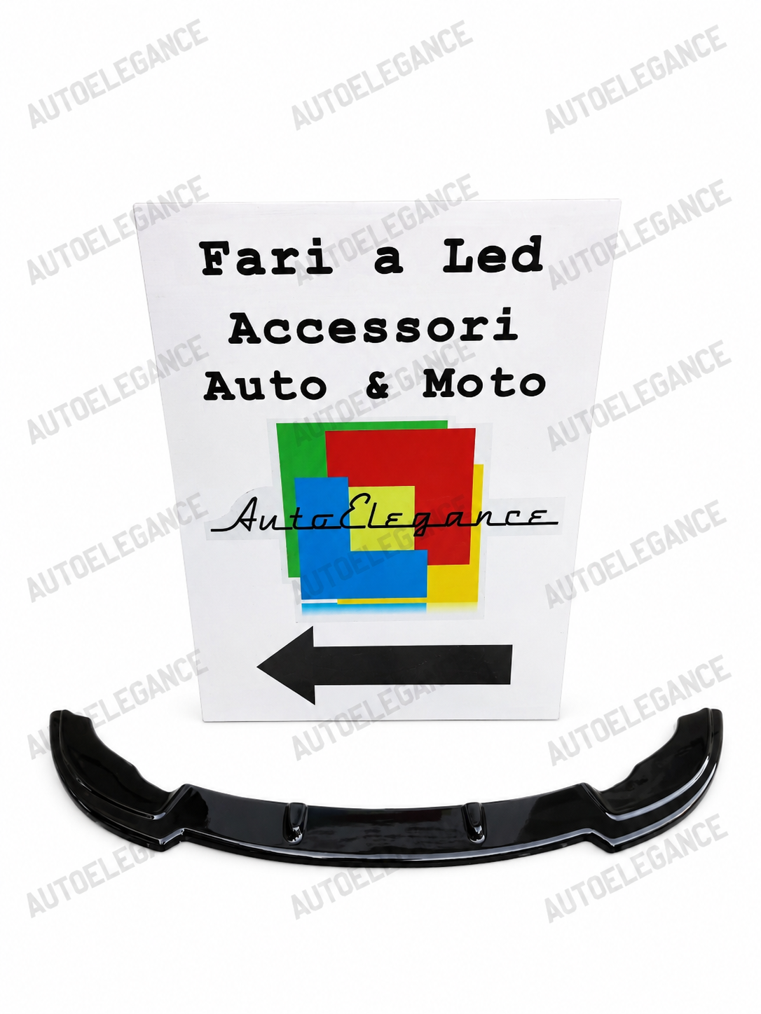 💫ART.0640 Splitter Anteriore Nero Lucido per BMW Série 3 E46 M3 ABS💫