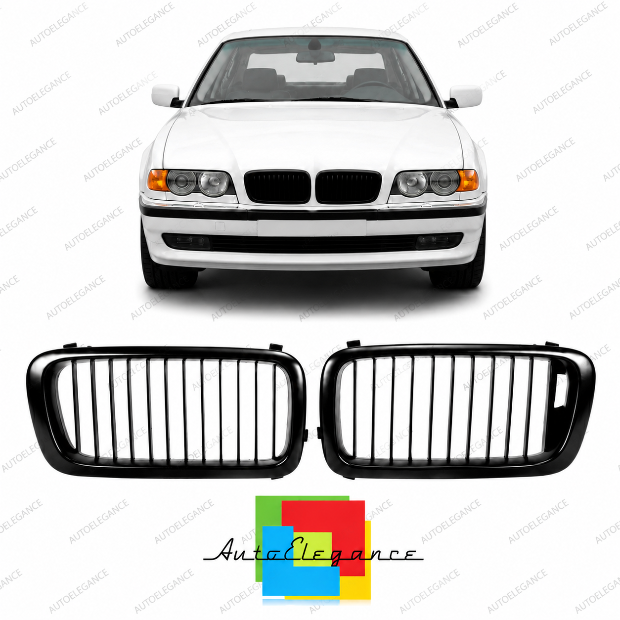 SPLITTER SUITABLE FOR VW GOLF 8 GTI GTD RLINE LOOK GLOSSY BLACK SPORTY DESIGN