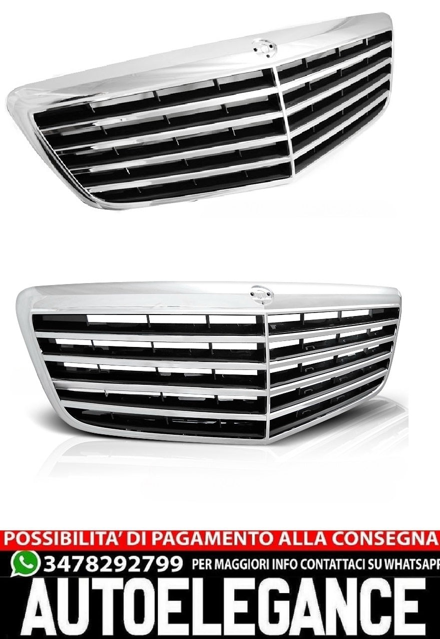 CHROME GRILLE SUITABLE FOR MERCEDES W211 E-Class 03.06-09