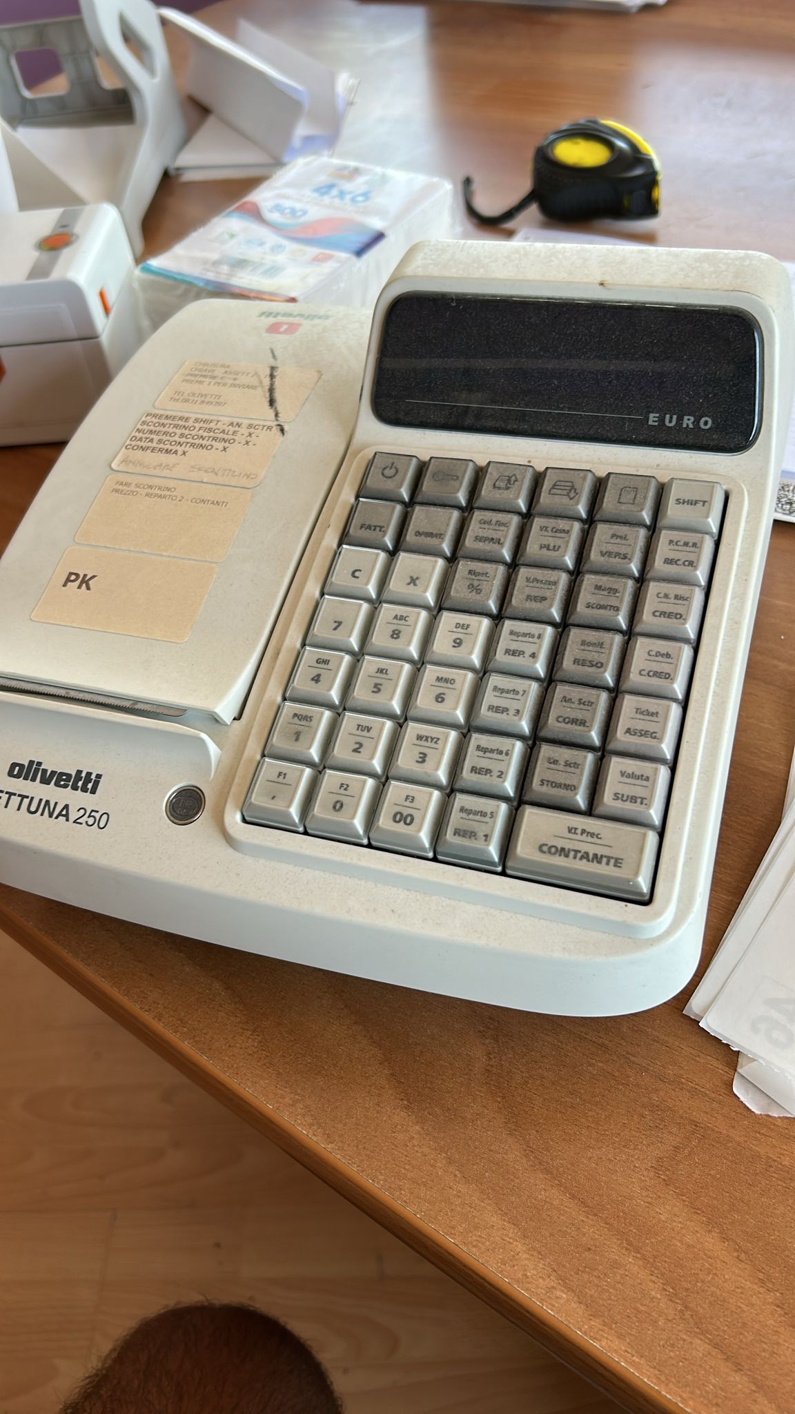 Registratore di cassa Olivetti NETTUNA 250 USATO