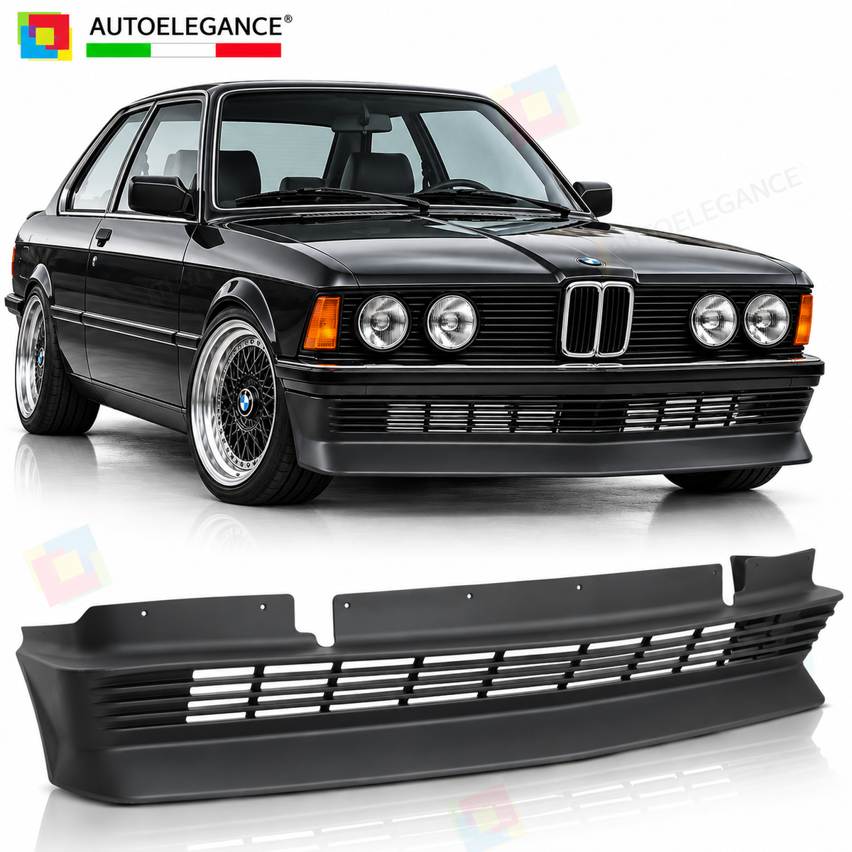 Paraurti anteriore stile sportivo ADATTO PER BMW E21 (1975-1983)