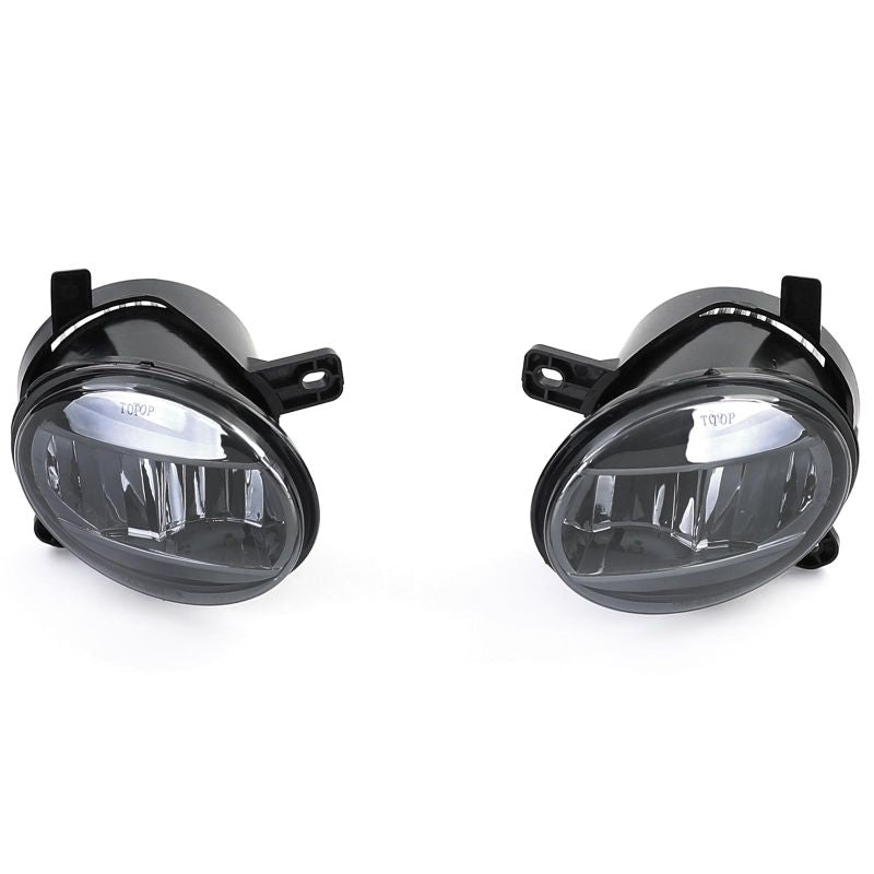 Coppia Fendinebbia LED Cristallo Nero Smoke per Audi e Seat