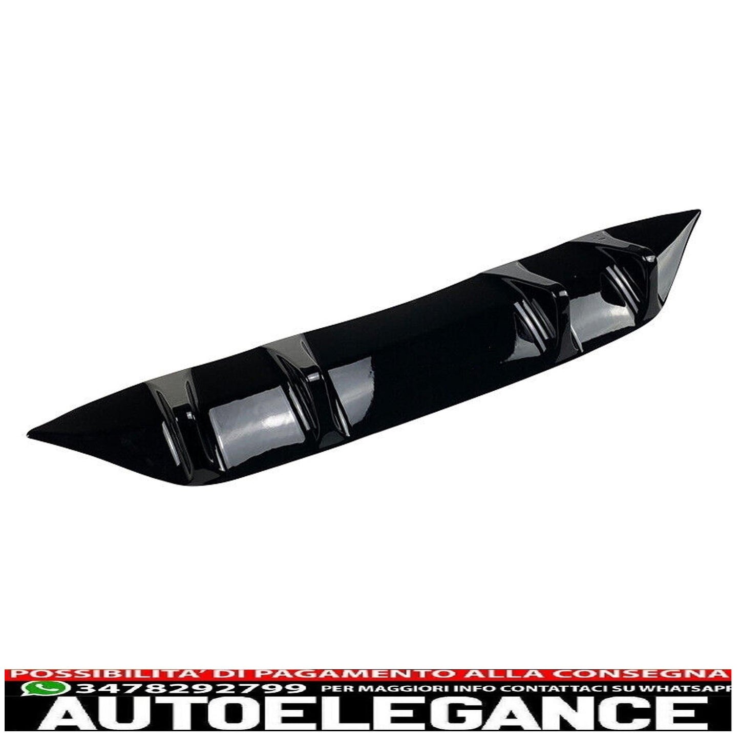 diffusore sottospoiler adatto per mercedes w205 con equipaggiamento esterno amg