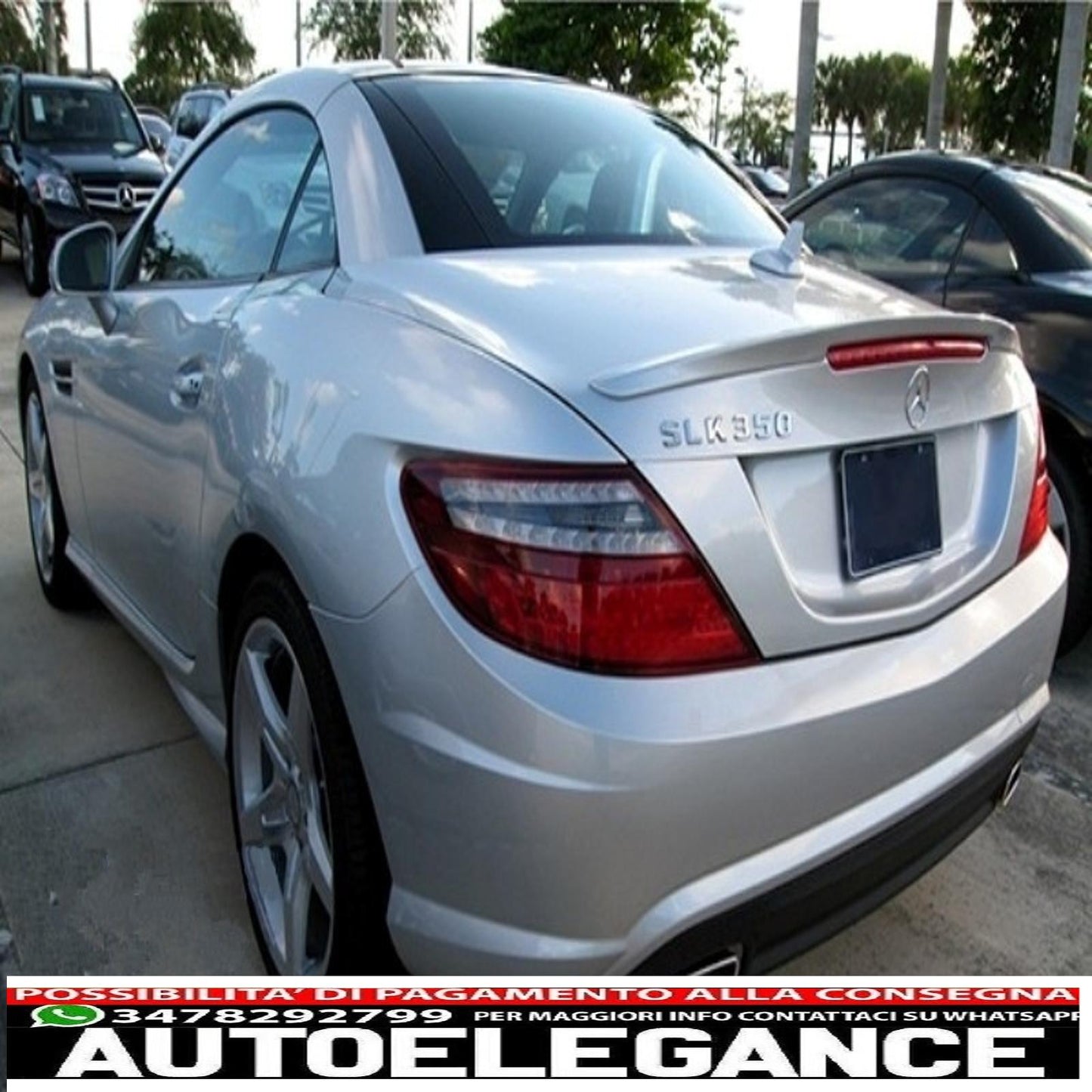 trunk spoiler suitable for mercedes slk r172 (2011-up) a-design