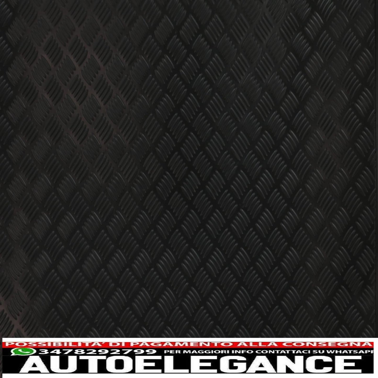 Black trunk mat suitable for skoda octavia iii sedan (2012-2019)