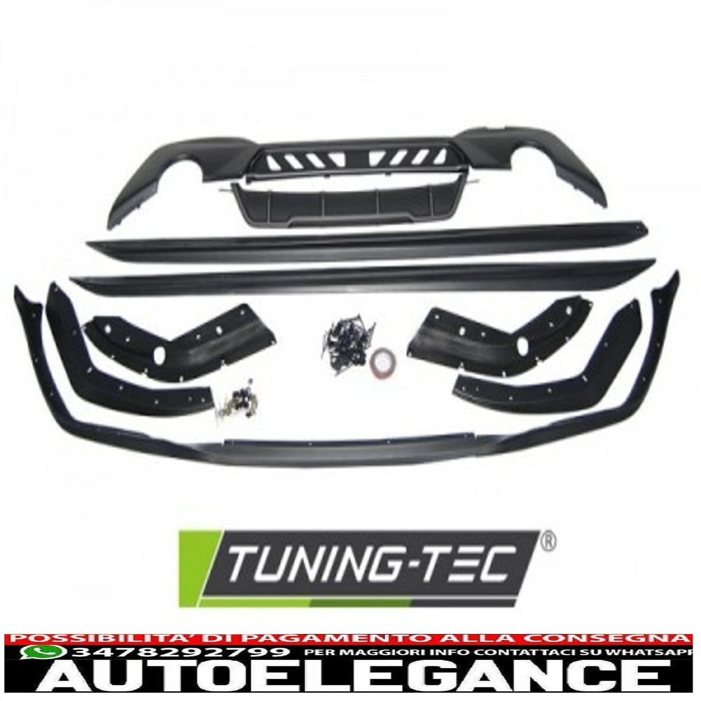 kit carrozzeria nero stile performance adatto per bmw g20 g21 19-22