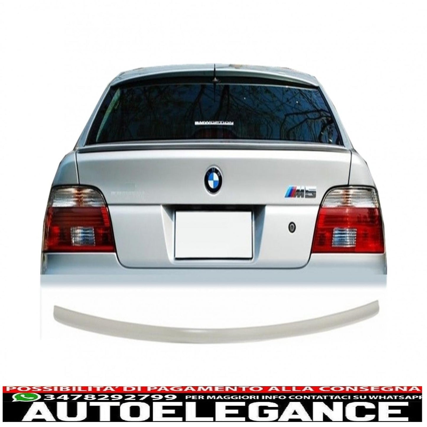 trunk spoiler suitable for bmw 5 series e39 (1996-2003) m5 design