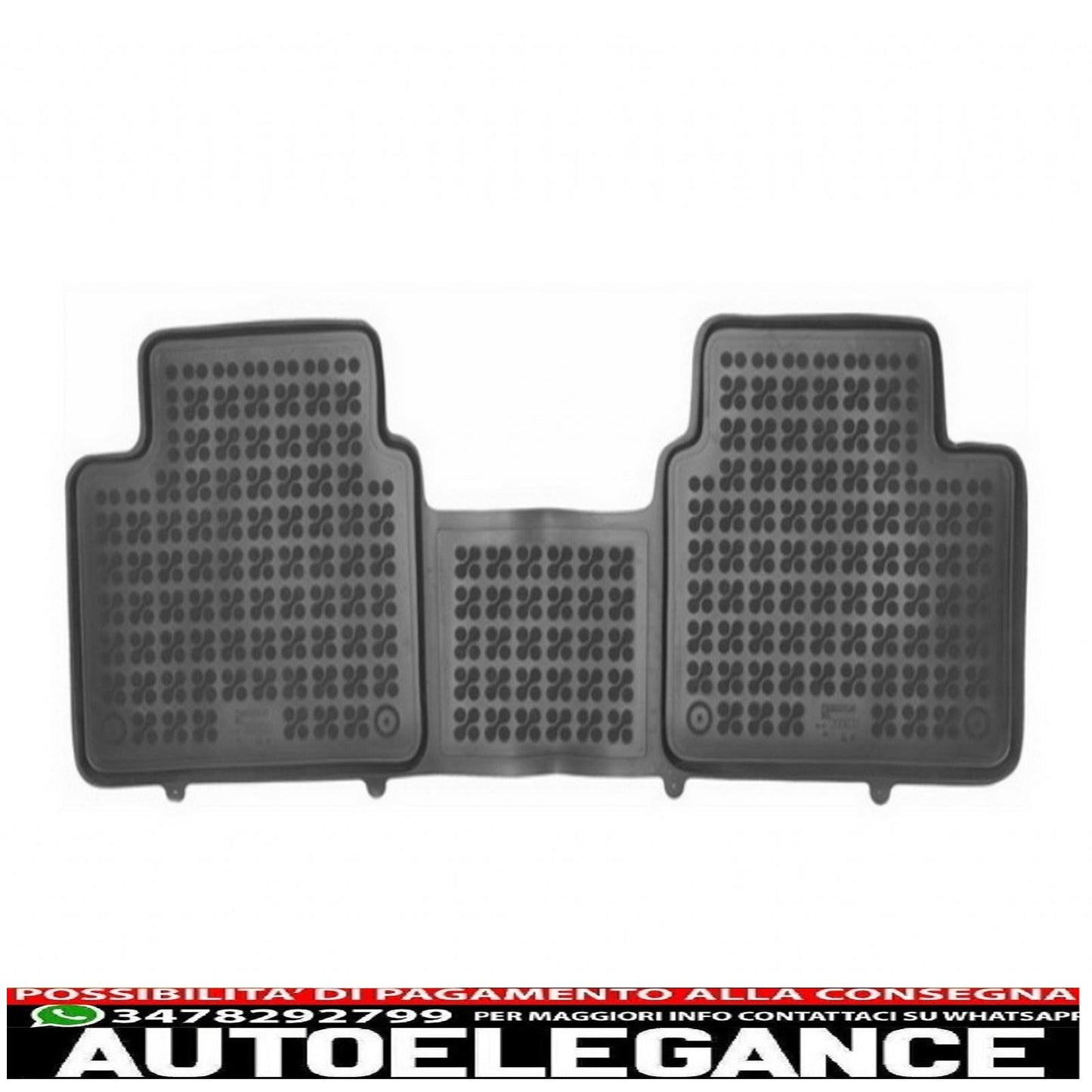 Tappetino in gomma nero adatto per Ford Focus MK4 (2018-up)