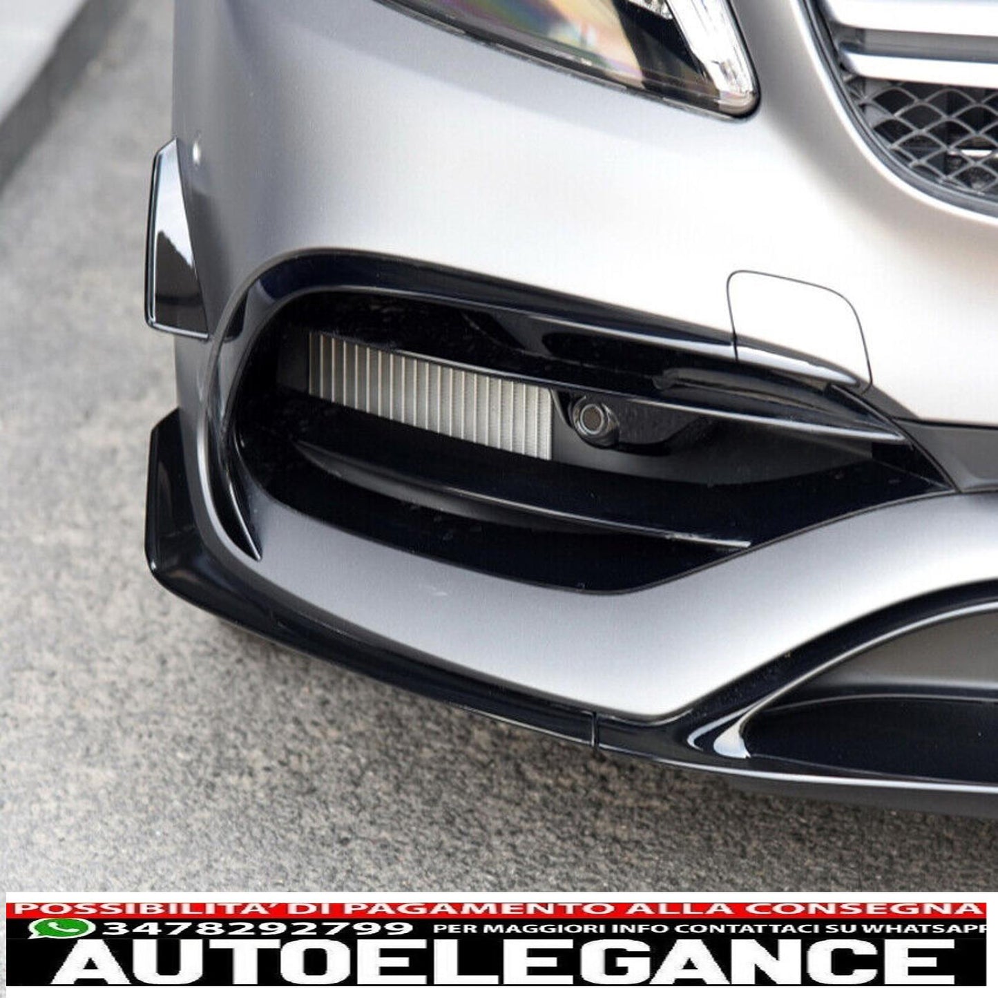 Front spoiler front spoiler suitable for the restyling of the Mercedes W176 A-Class