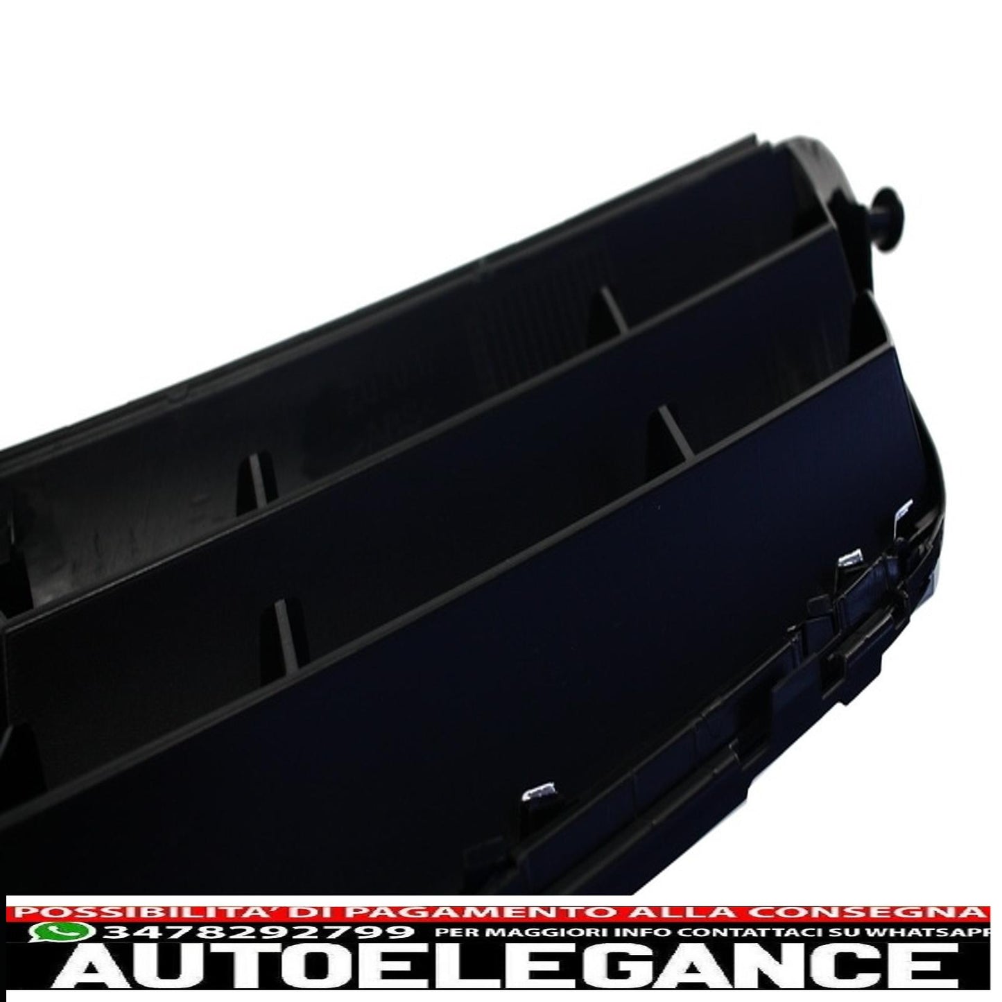 front grill suitable for mercedes benz c class s204 limousine station wagon (2007-2014) avangarde chrome and black
