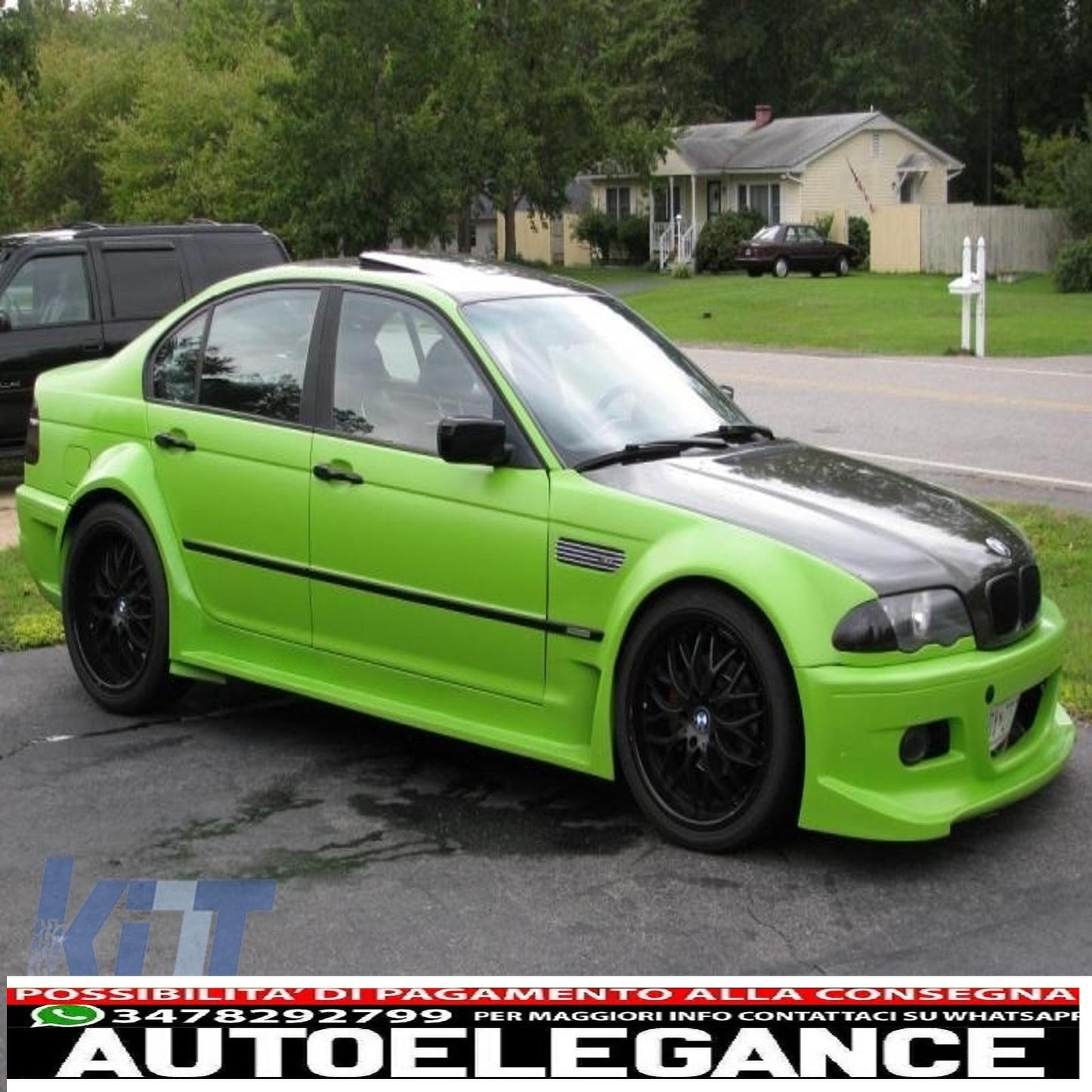 adatto per bmw serie 3 e46 berlina (1998-2005) modanature delle porte design m3 AUTOELEGANCERICAMBI