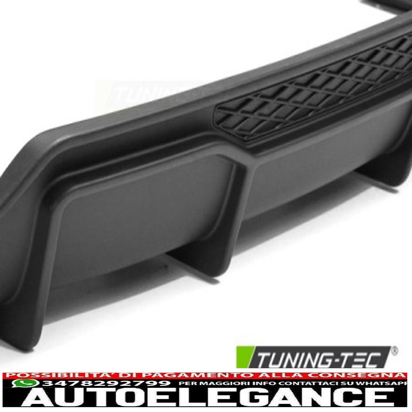 sport style diffuser suitable for tesla 3 17-