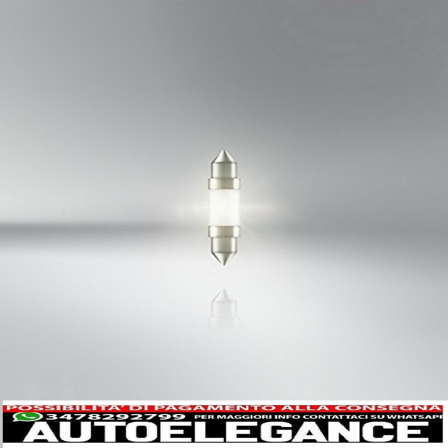 osram led guida verme festone bianco 36mm (