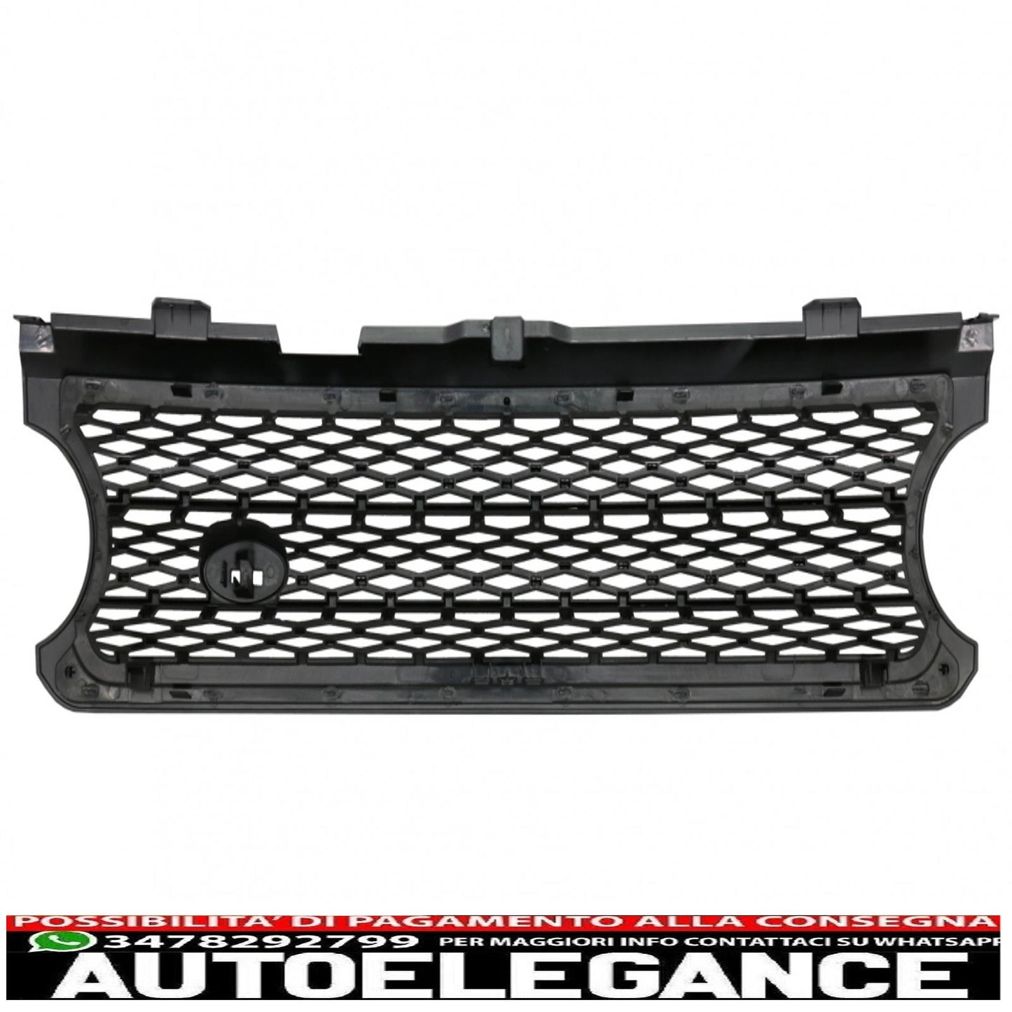 center grille suitable for land rover vogue iii l322 (2006-2009) black grey autobiography supercharged edition