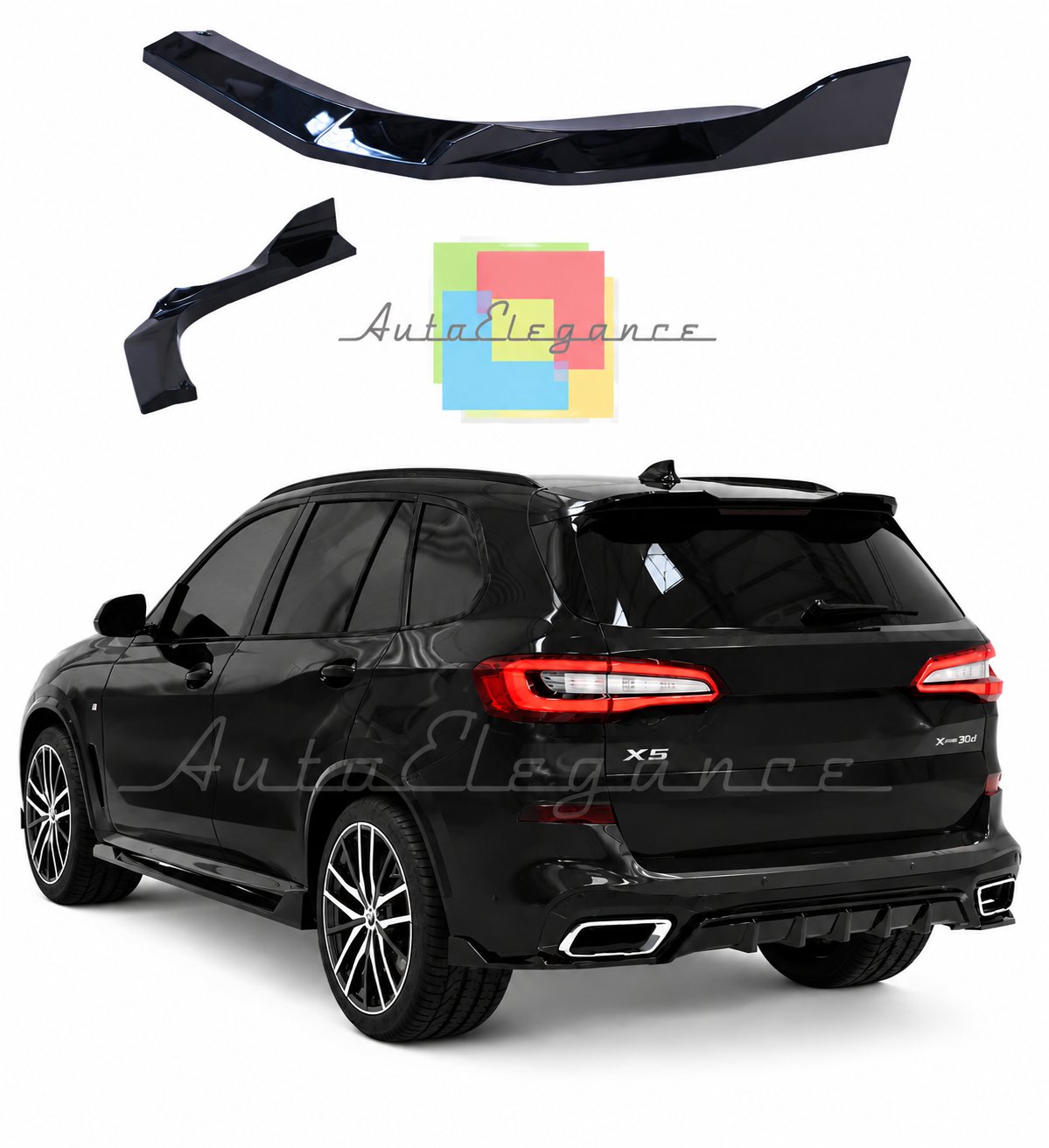 👉Splitter Posteriore Laterale adatto per BMW X5 M-Sport G05 (2018-2023)👈