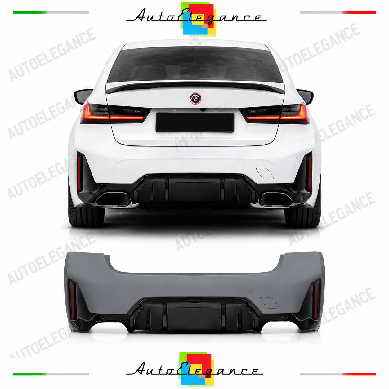 PARAURTI POSTERIORE BMW G20 LCI 23- LOOK M