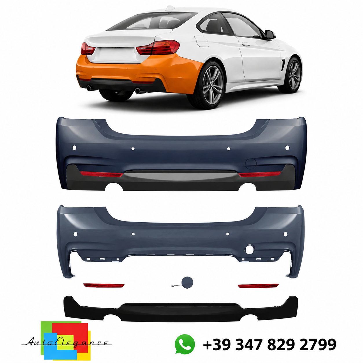 SPLITTER SUITABLE FOR VW GOLF 8 GTI GTD RLINE LOOK GLOSSY BLACK SPORTY DESIGN