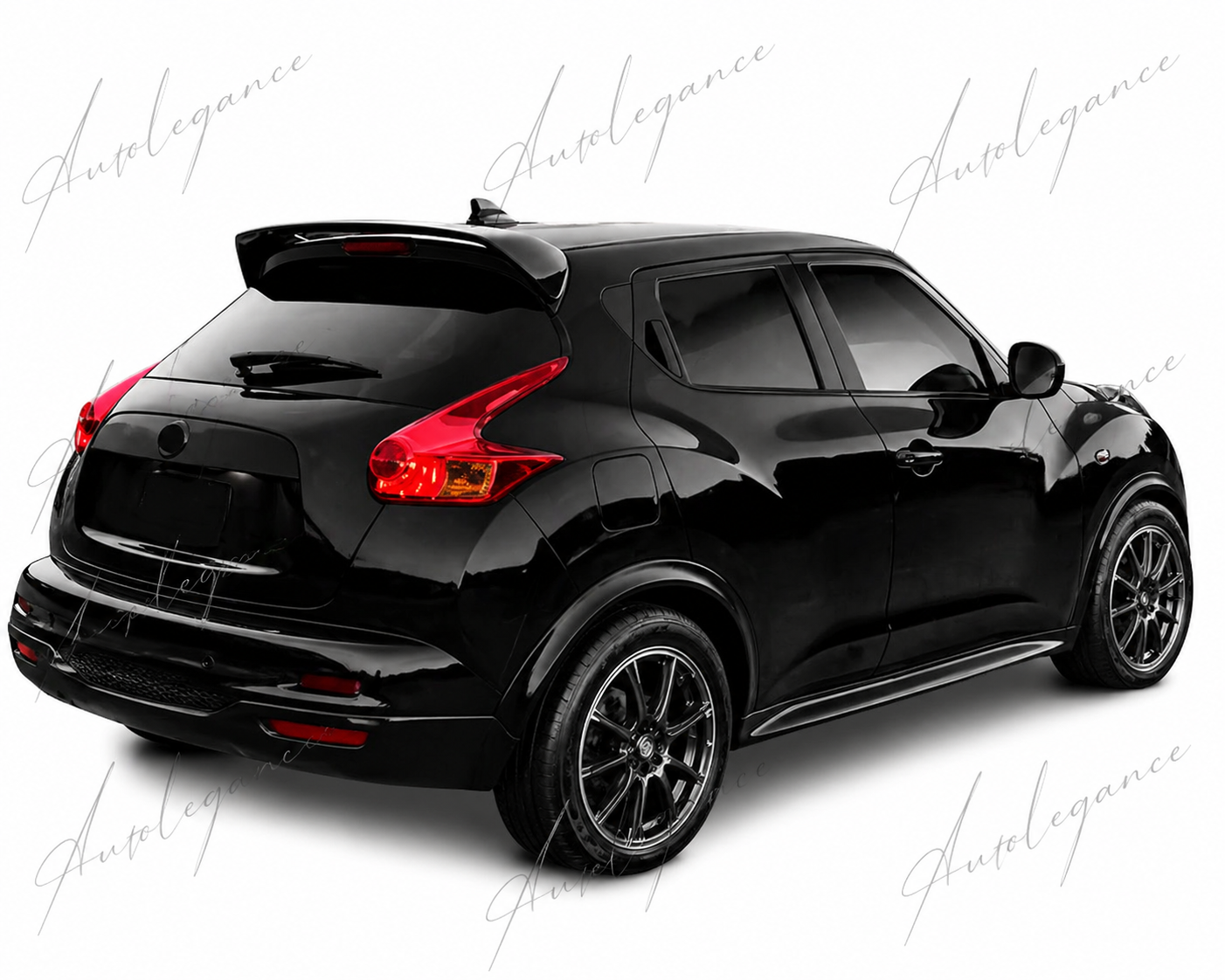 🔥ART.9724 SPOILER POSTERIORE PER TETTO NISSAN JUKE NERO LUCIDO IN ABS 10 -19🔥