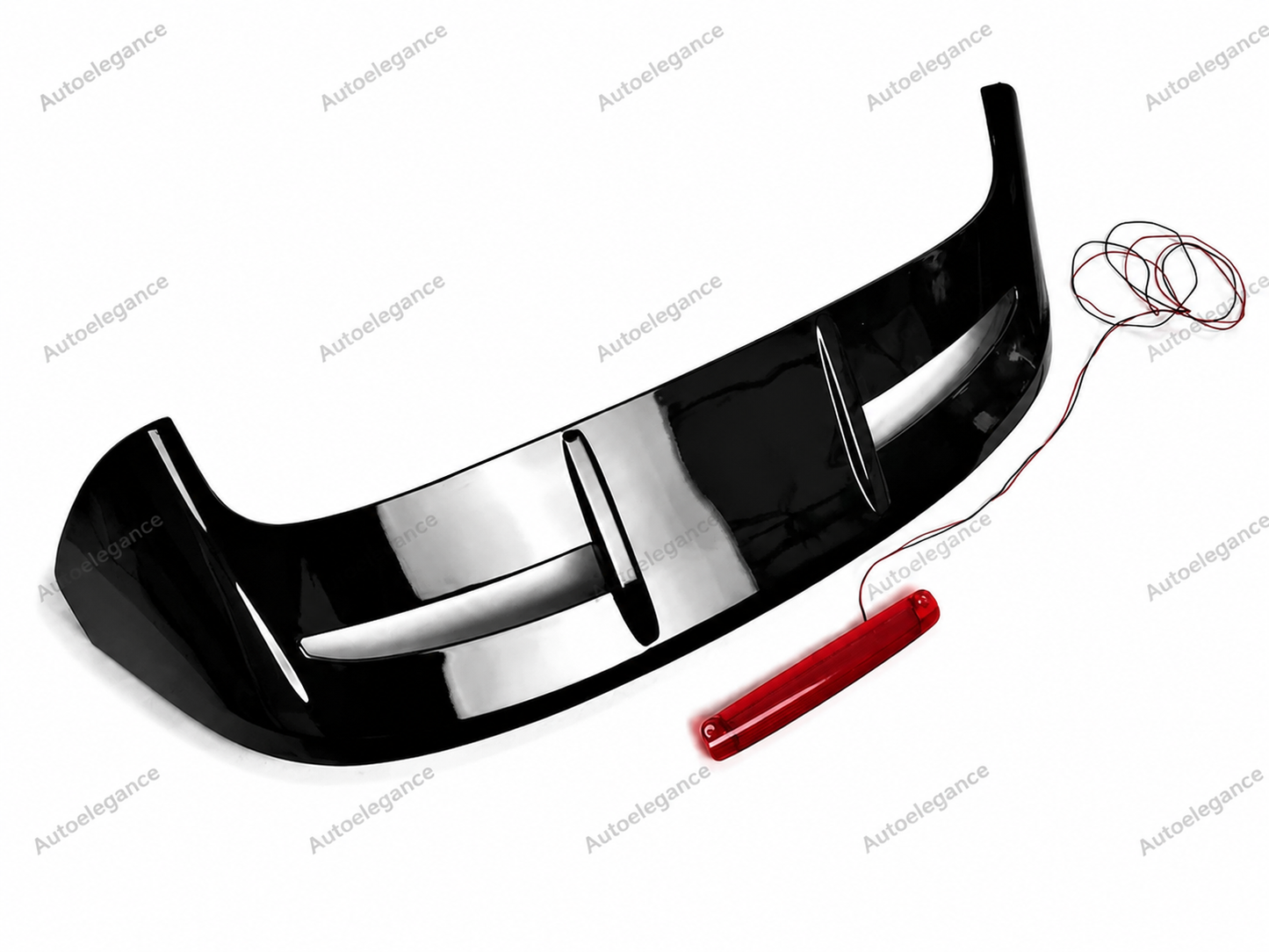 🔥ART.9911 SPOILER IN STILE 'ST LOOK' PER FORD FIESTA MK7 MK7.5 NERO LUCIDO🔥
