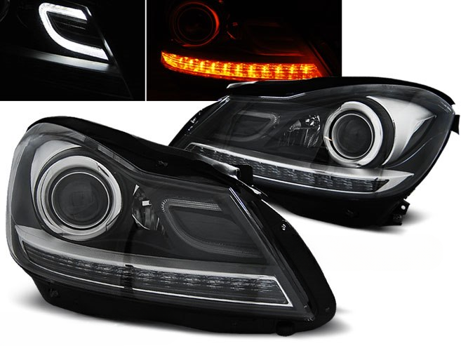 💕ART.5968 FARI ANTERIORI ADATTO PER MERCEDES CLASSE C W204 11-14💕