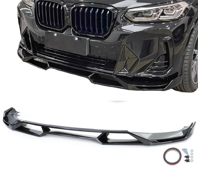 💫Spliter Anteriore Lip Performance Carbon Look adatto per BMW X3 G01 da 21💫