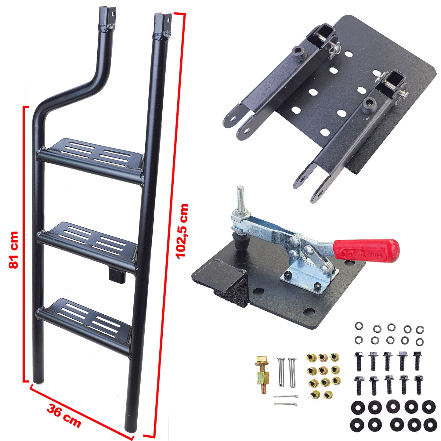 Portellone posteriore con scaletta pieghevole per Ford F150 2014-2020