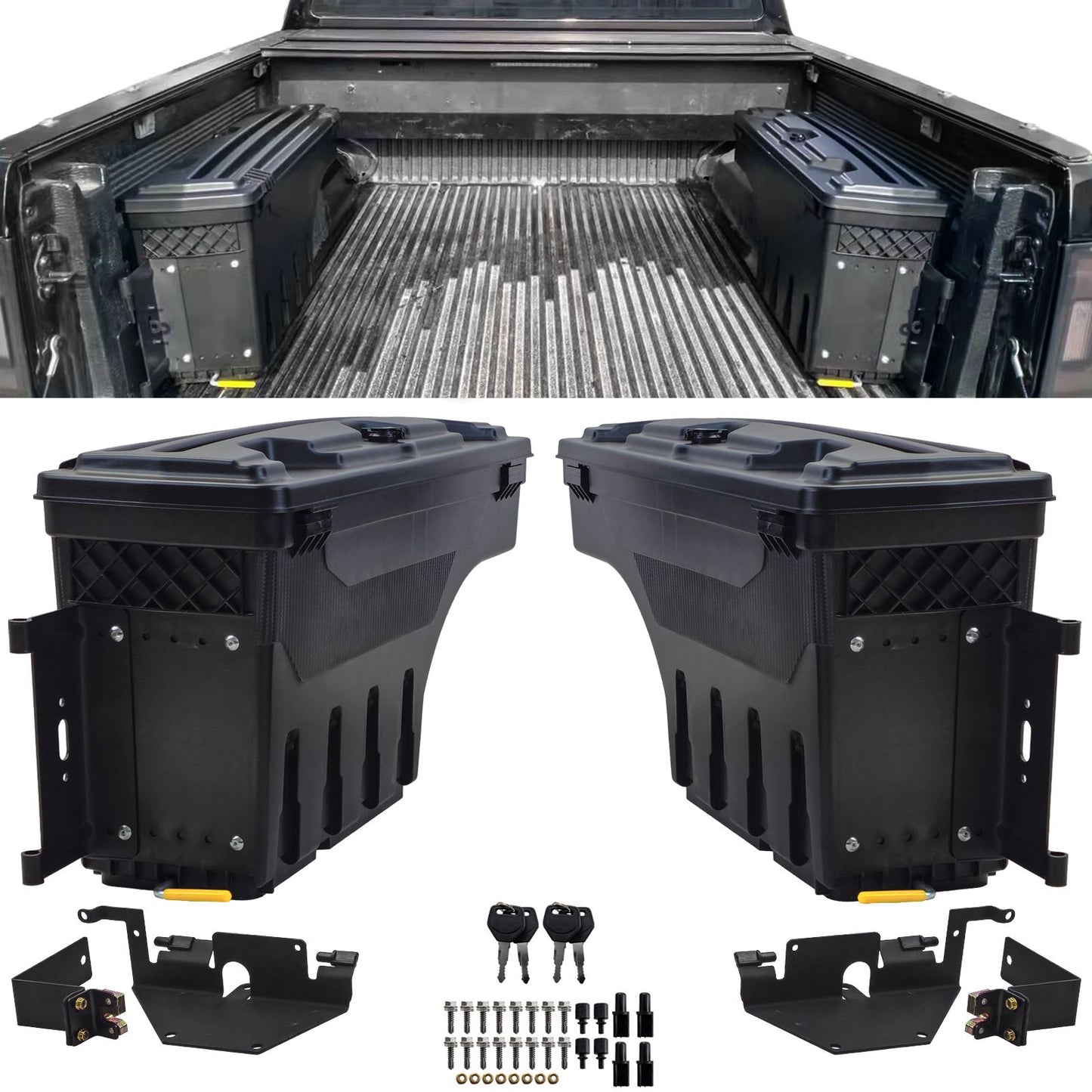 💫ART.3601 Contenitori per vano di carico Ford Ranger T6 T7 T8 12–23💫
