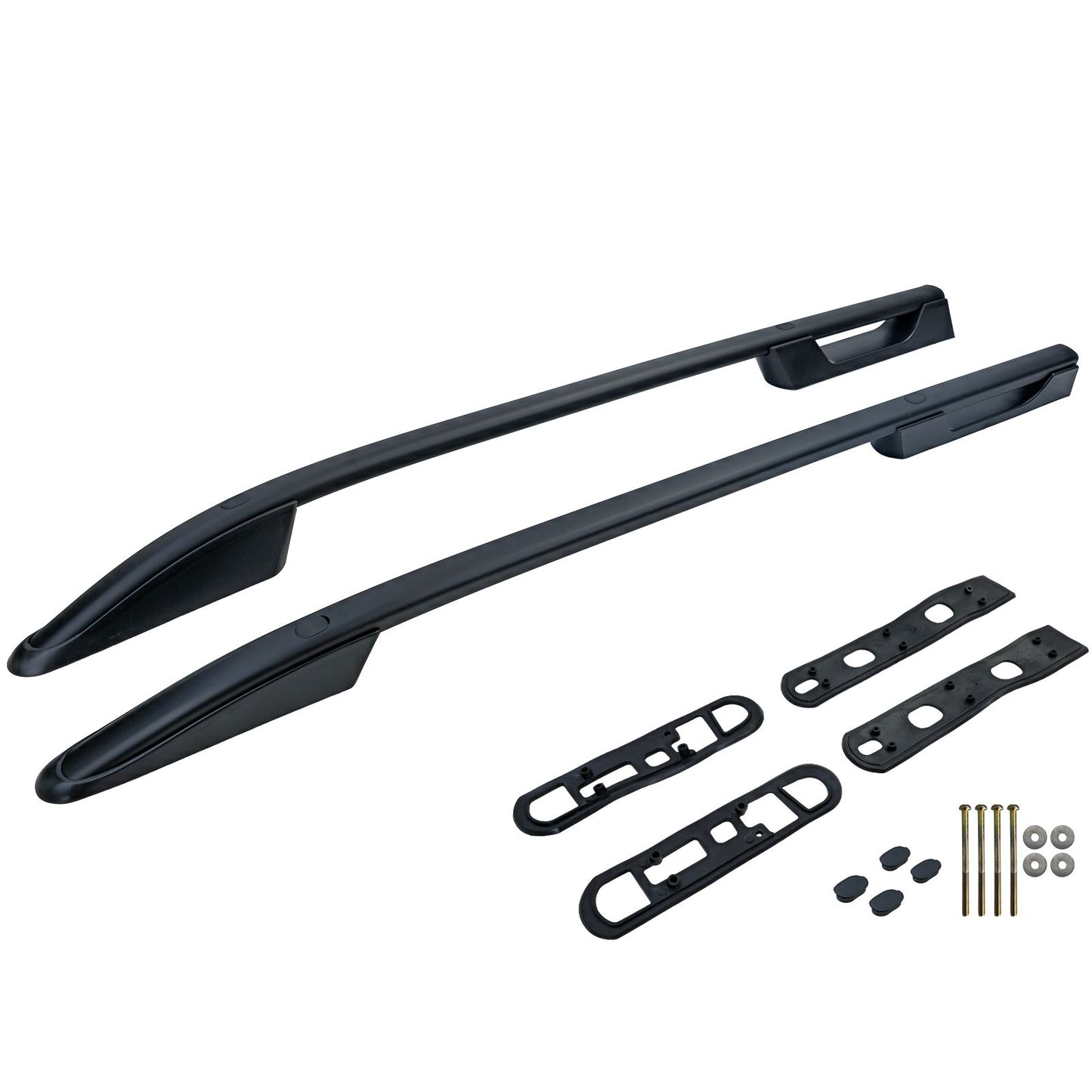💫ART.3645 Barre portatutto in alluminio nero adatte per VW Amarok I 2010-2022💫