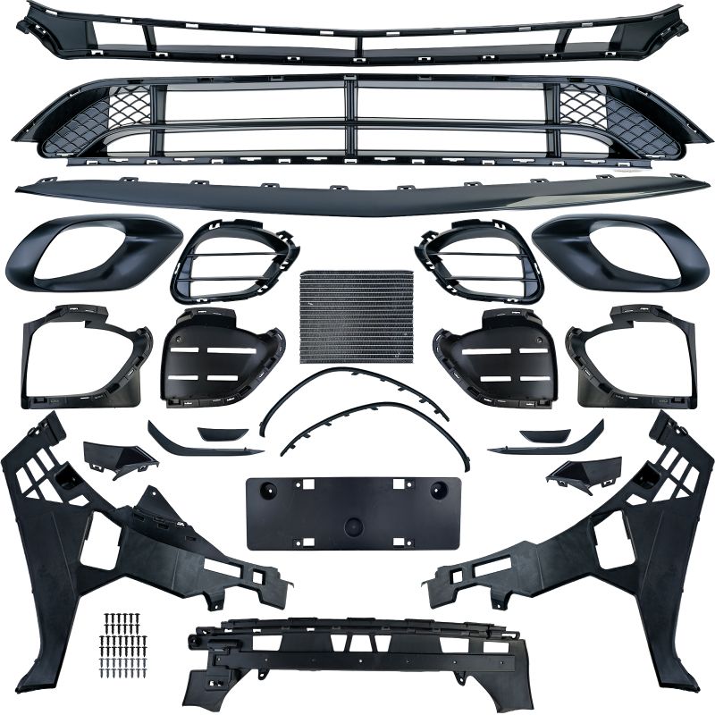 70 Paraurti sportivo anteriore con griglia compatibile con Mercedes CLA C118 X1