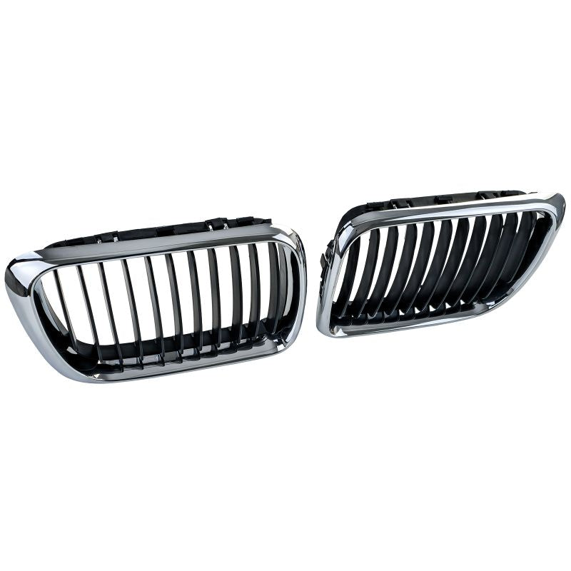 GRIGLIA SPORT NERO/CROMO DOPPIO RENE PER BMW SERIE 3 E36 FACELIFT (1996-2000)