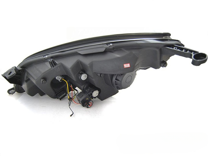 💫ART.5149 FARI ANTERIORI OPEL ASTRA J 2010-2015 TUBE LIGHT NERO💫