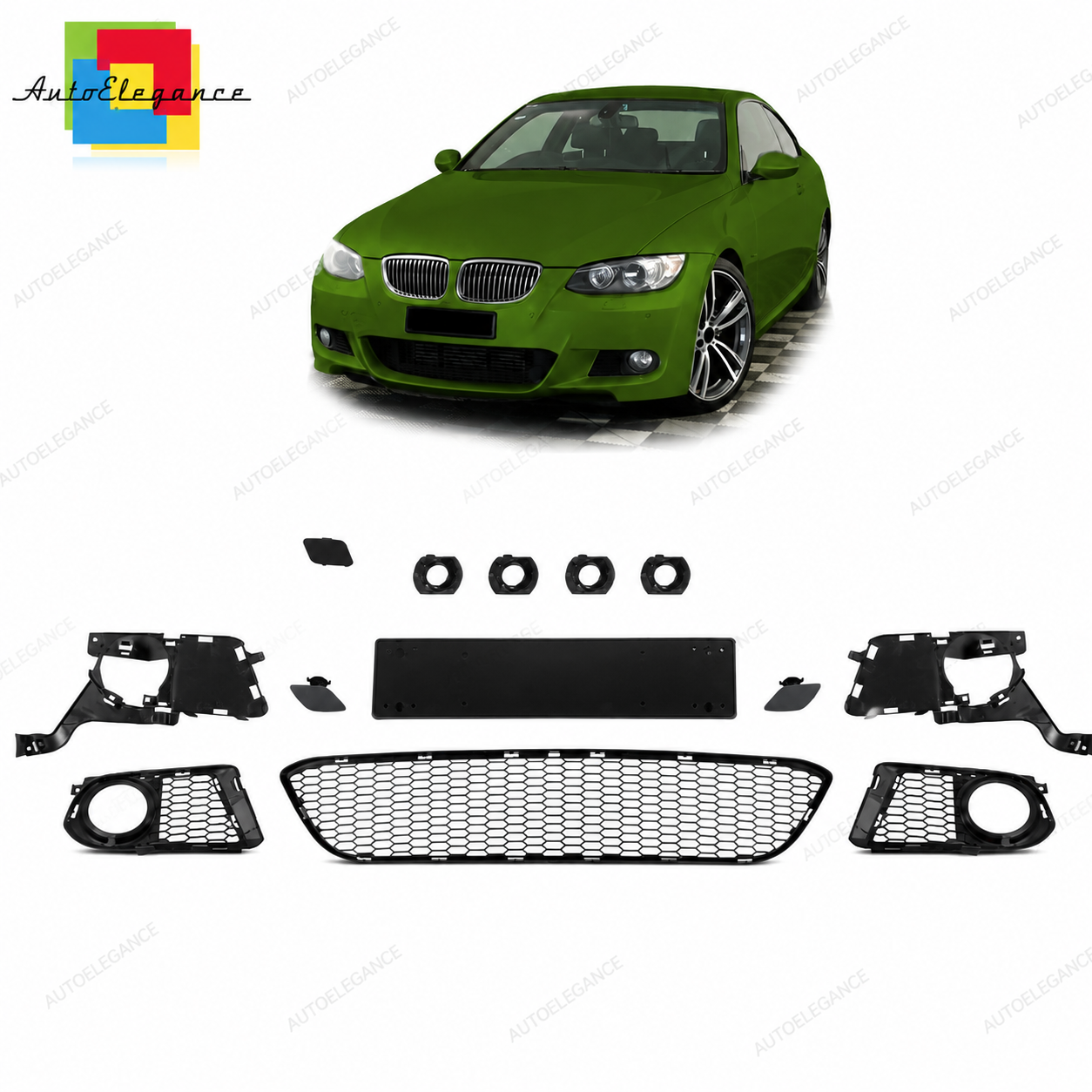 👉Set accessori paraurti anteriore adatto per BMW Serie 3 E92 E93 2006-2010👈