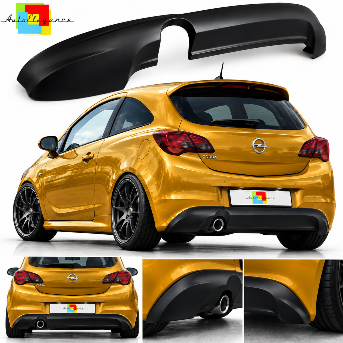 PARAURTI POSTERIORE ADATTO PER OPEL CORSA E 14-19