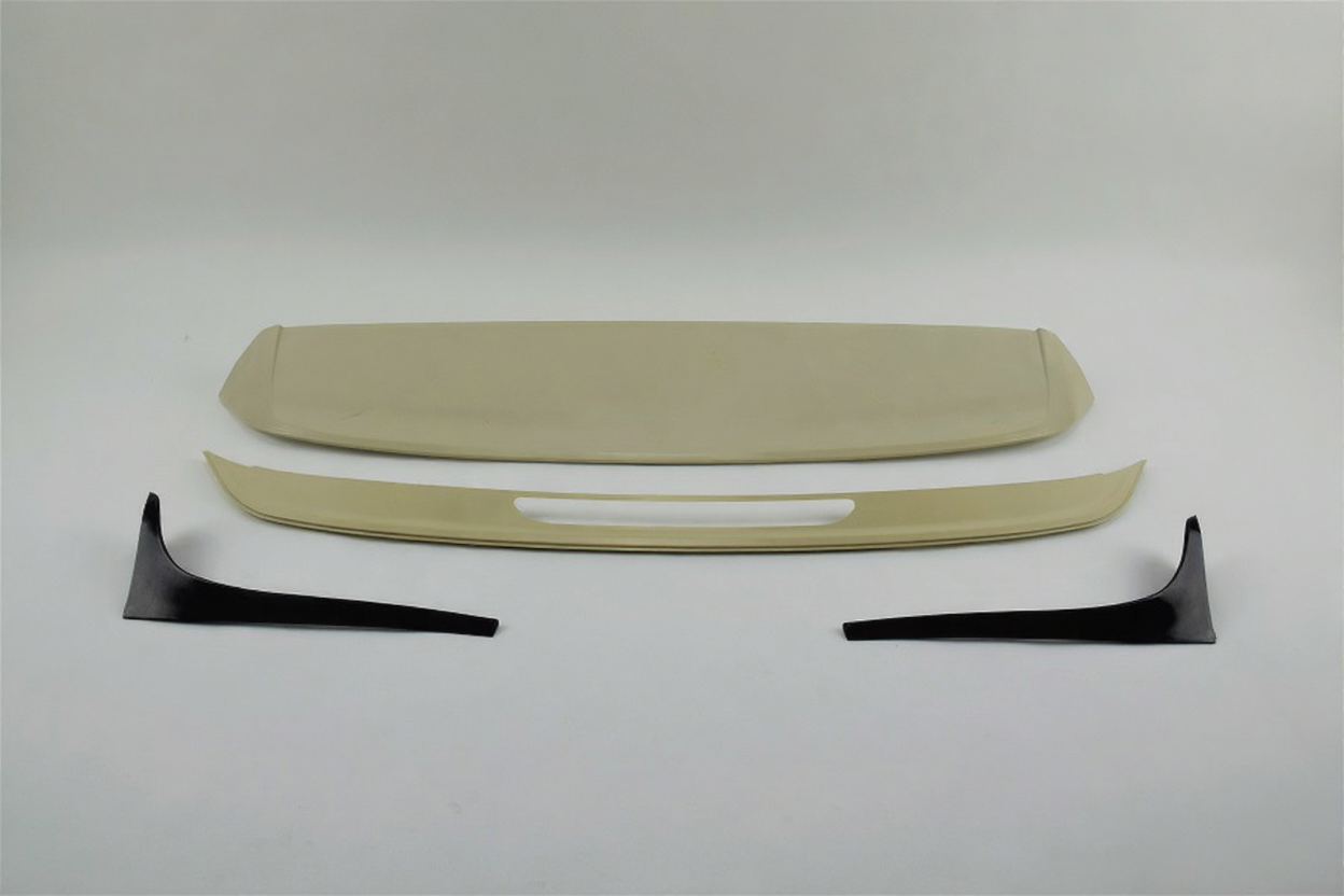 ART. 0409 SPOILER VW GOLF 7 2012-2020 3/5 PORTE LOOK GTI + DEFLETTORI GREZZO
