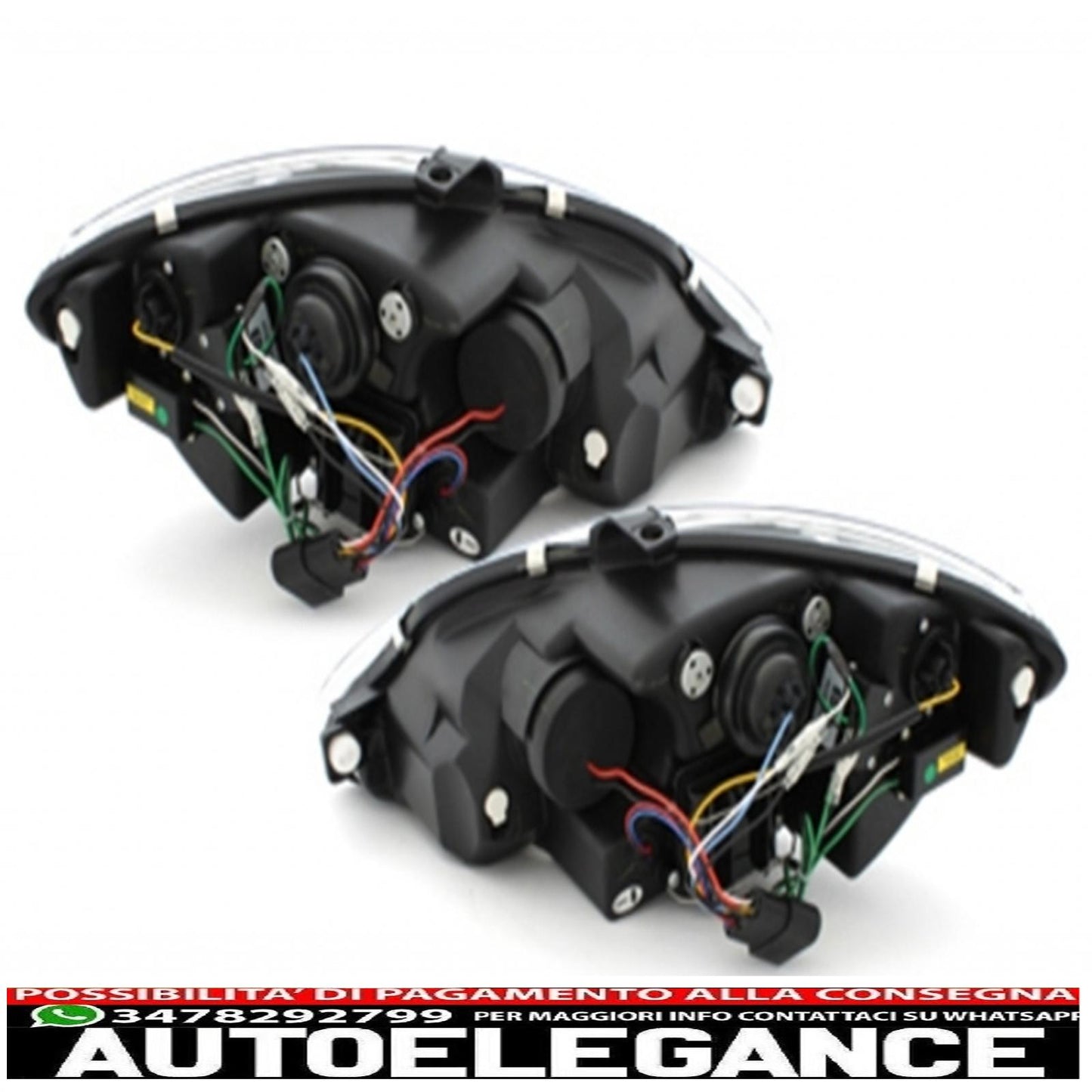 dayline headlights suitable for Seat leon 1p1 (2005-2009) chrome drl optics