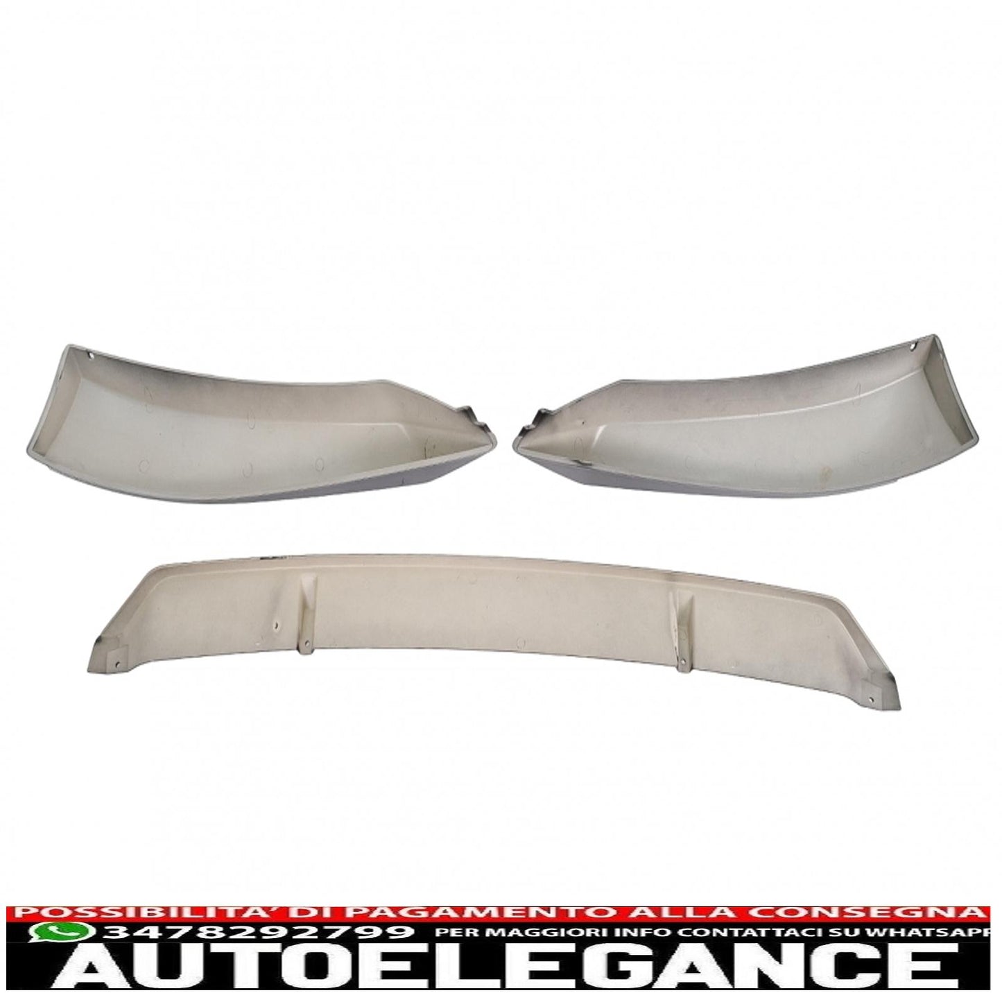 Front Bumper Lip Extension Spoiler Fit For VW Passat B8 3G Limousine Variant (2015-2018) Piano Black