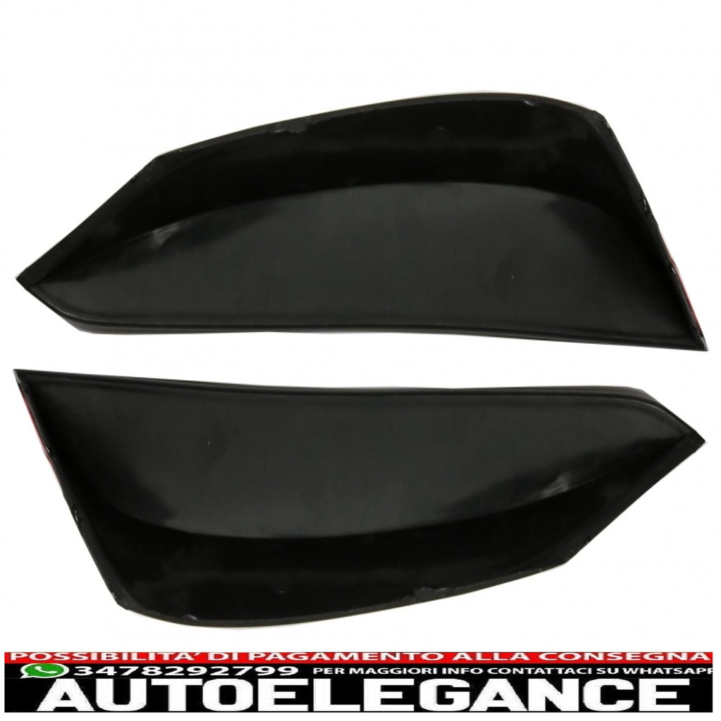 Alette paraurti anteriori alette laterali flic adatte per mercedes classe e w213 s213 c238 a238 e43 e53 design black edition AUTOELEGANCERICAMBI