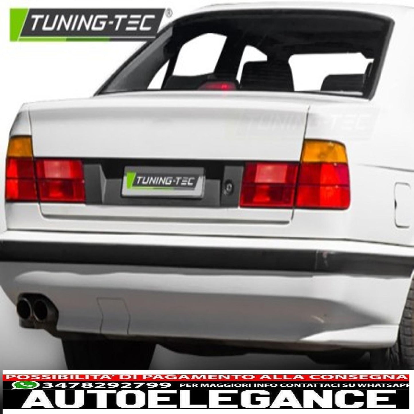 paraurti posteriore stile sportivo per bmw e34 87-96