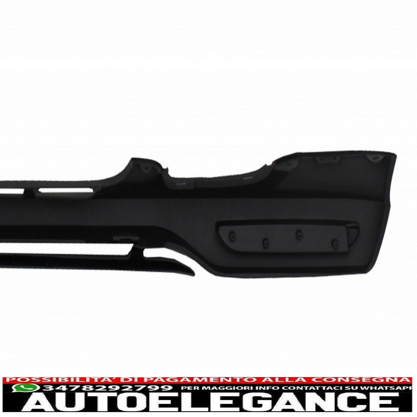 Bordo inferiore paraurti anteriore adatto per smart fortwo 451 (2007-2014) b design AUTOELEGANCERICAMBI