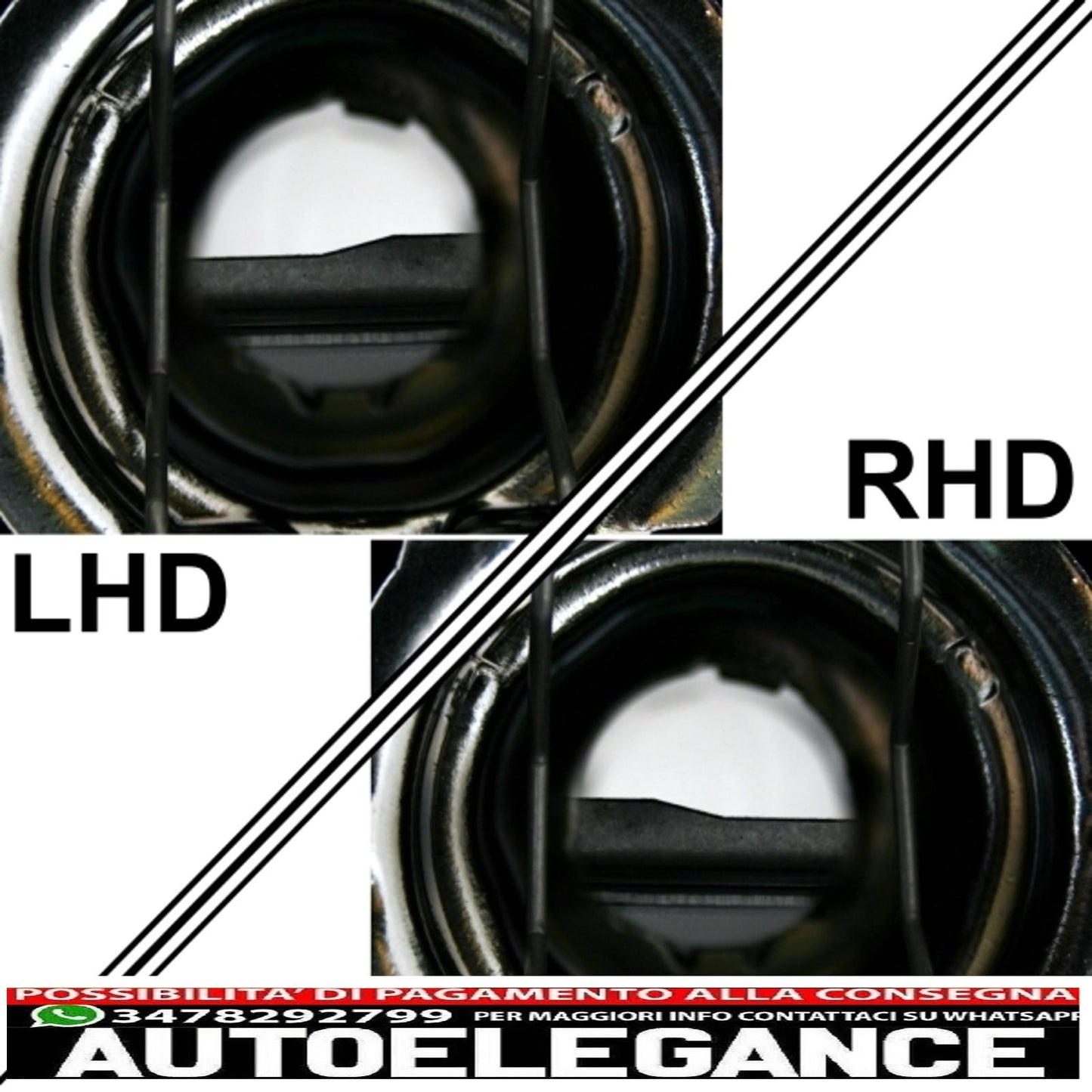 led angel eye headlights suitable for vw bora (09.1998-07.2005) 2 black halo rims