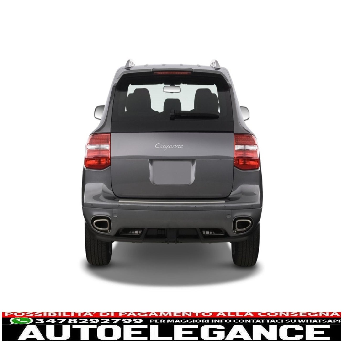 exhaust muffler tips suitable for porsche cayenne 955 (2002-2010)