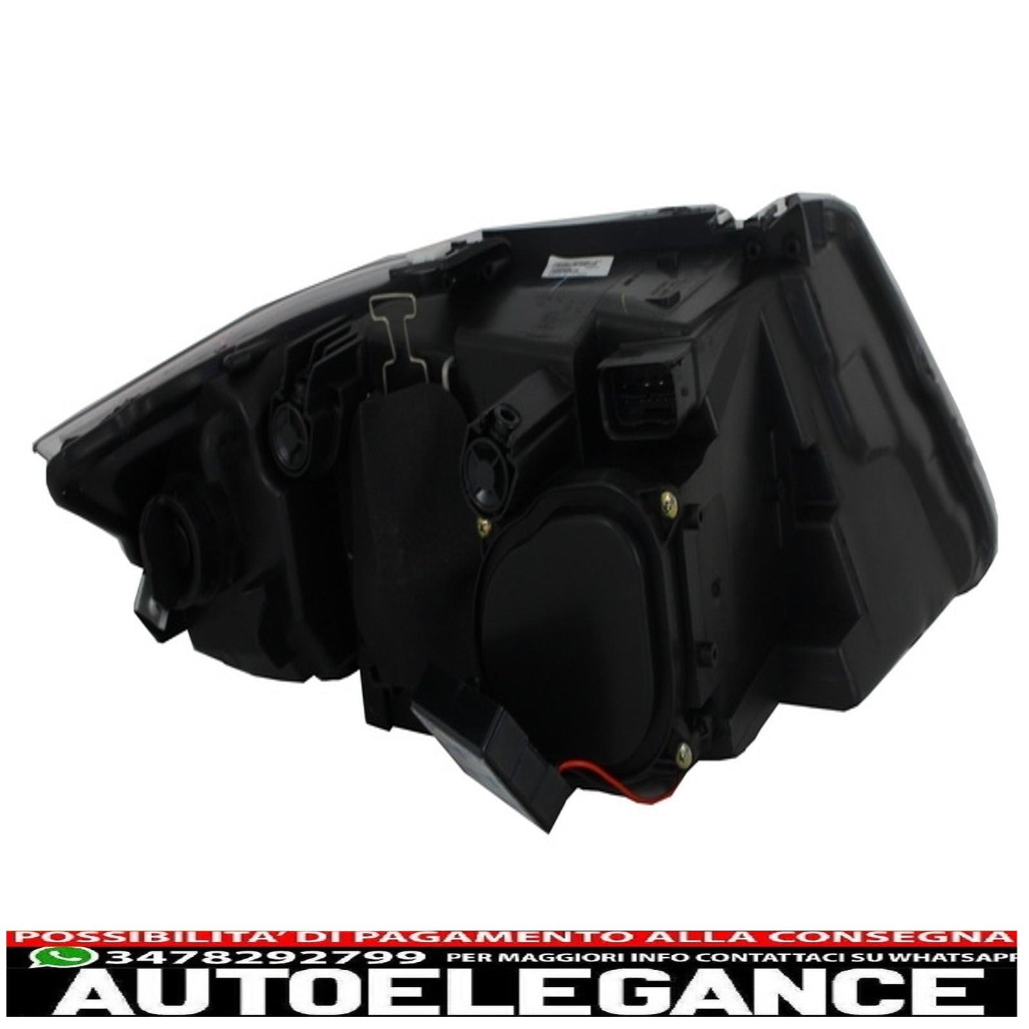 headlights suitable for bmw e90 e91 2 halo black rims (2005-2008)