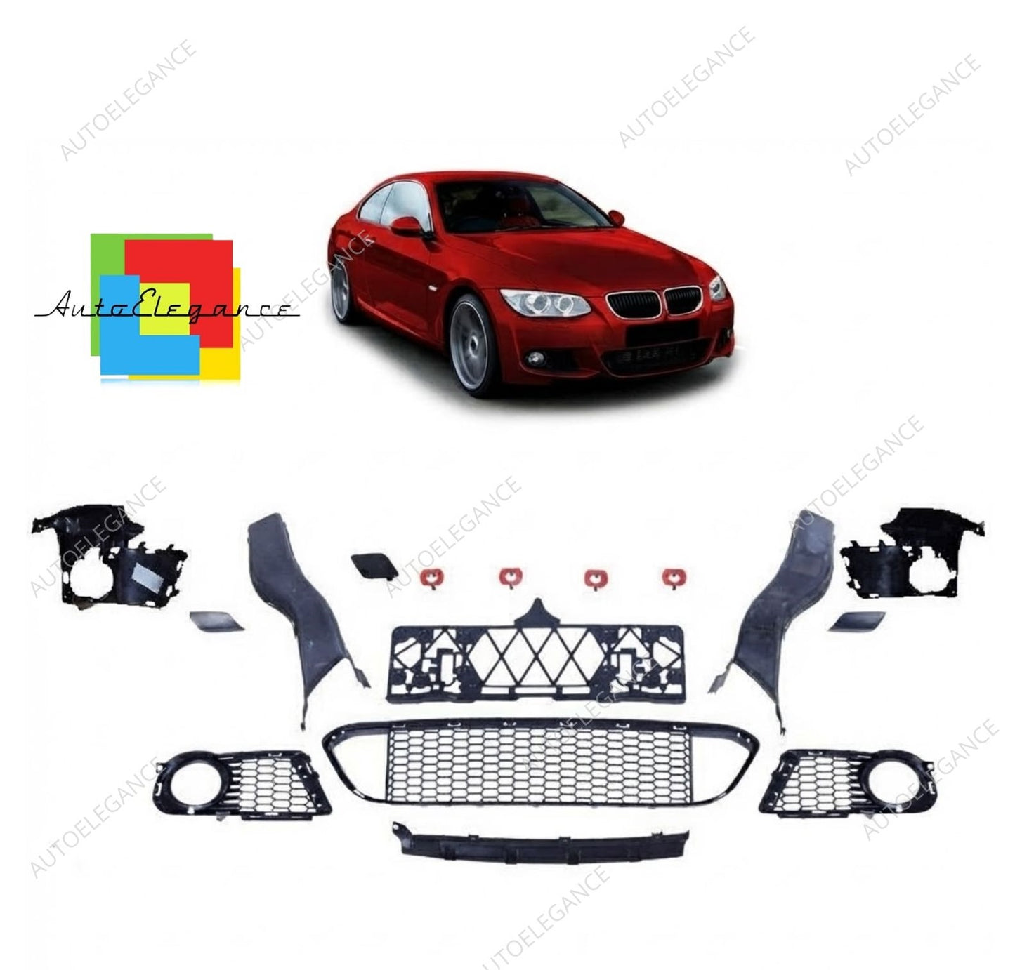 👉Set di accessori paraurti anteriore adatto per BMW Serie 3 E92 E93 2010-2013👈