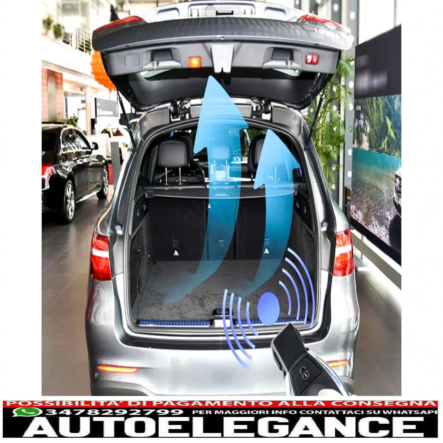 Electric tailgate lift assist system suitable for mercedes glc suv x253 (2015-07.2019)